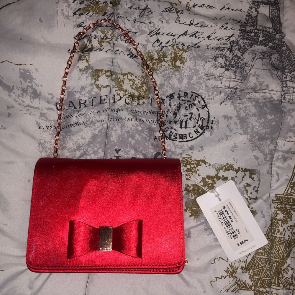 Ted baker satin purse